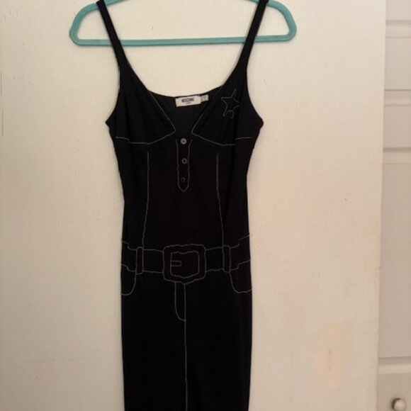 Vintage Moschino Tromp L'oeil Tank Dress,  Sz 8, in excellent vintage condition - Picture 4 of 9